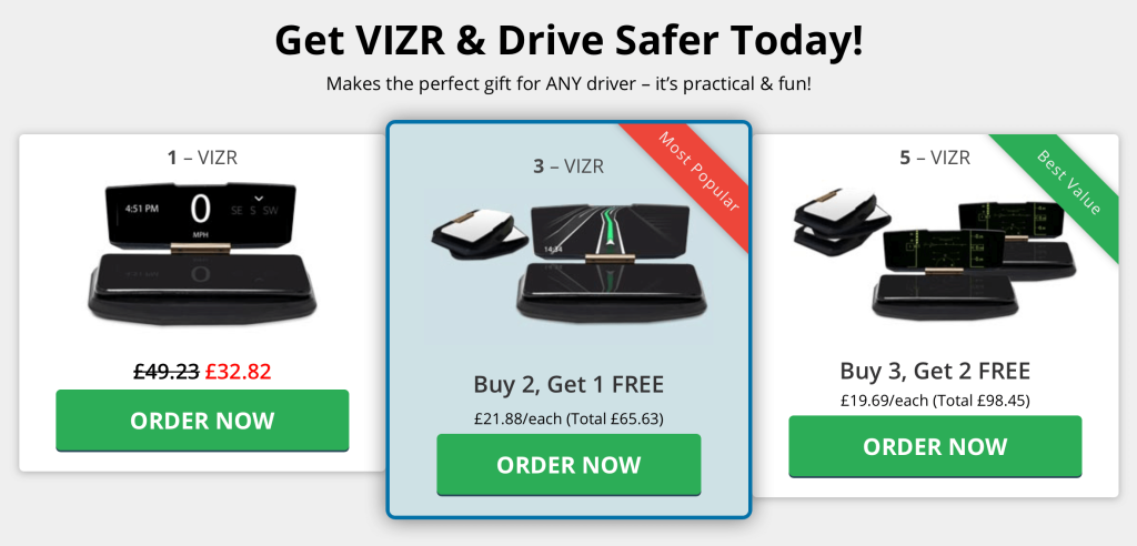 vizr pricing