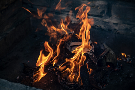 an outdoor stove