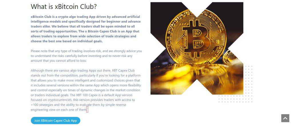 xbitcoin capex club trading platform