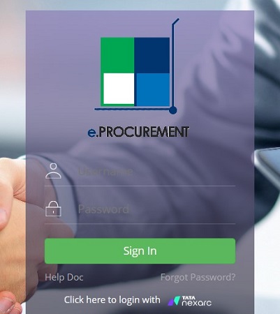 Tata Steel E Procurement Login