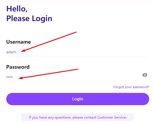 Hyperfund Username and Password