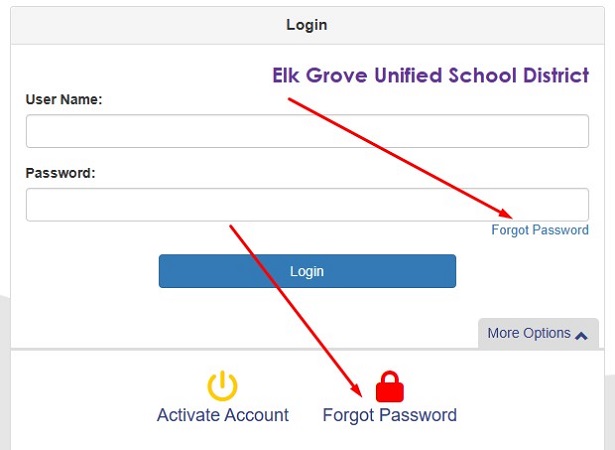 Synergy EDUSD Password Reset