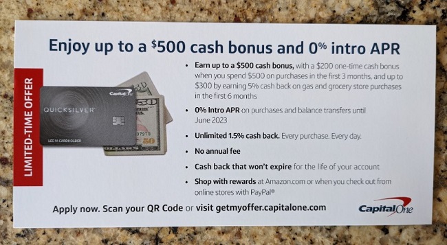 GetMyOffer Capital One Rewards