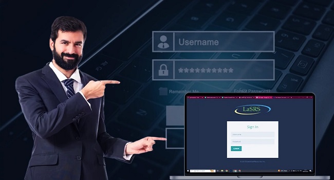 LaSRS Login Page