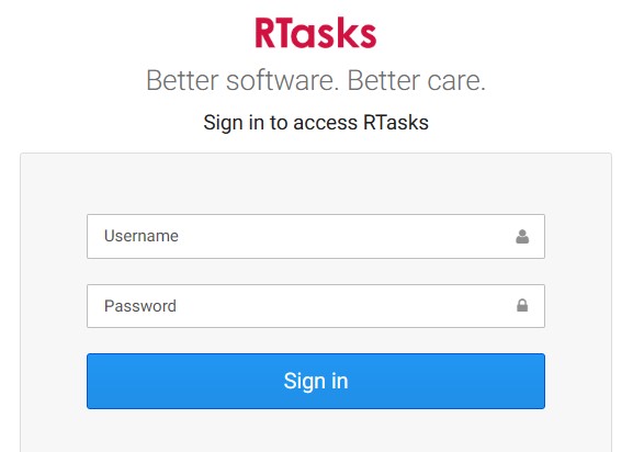 RTasks Login