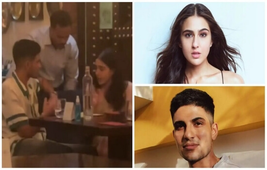 Shubman Gill and Sara Ali Khan