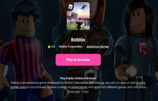 Play Roblox In Browser