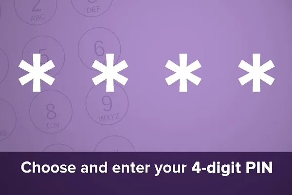 Choose 4-Digit PIN